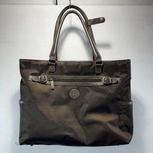 Vintage CHAPS Brown Tote Messenger Bag